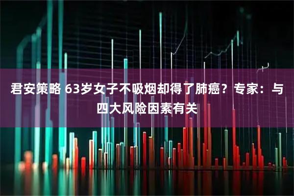 君安策略 63岁女子不吸烟却得了肺癌？专家：与四大风险因素有关